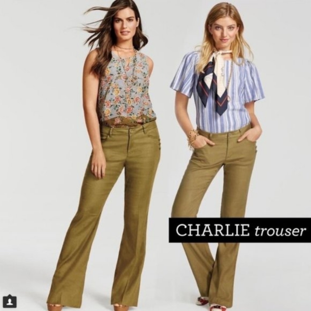 CABI #5314R Charlie Linen Trousers Size 2